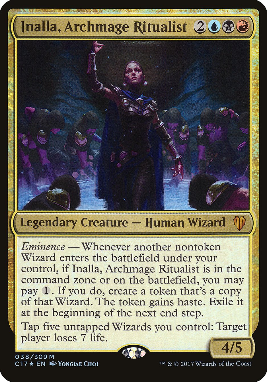 Inalla, Archmage Ritualist (Oversized) [Commander 2017 Oversized] | The CG Realm