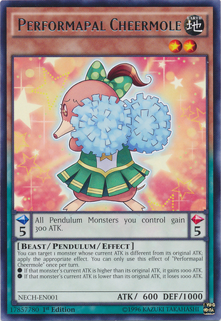 Performapal Cheermole [NECH-EN001] Rare | The CG Realm