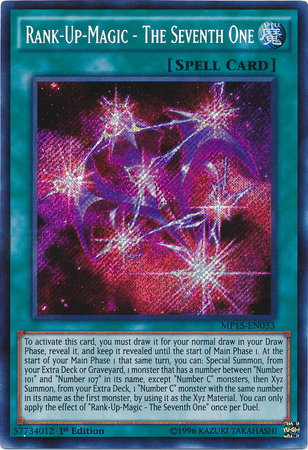 Rank-Up-Magic - The Seventh One [MP15-EN033] Secret Rare | The CG Realm