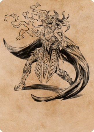 Livaan, Cultist of Tiamat Art Card [Commander Legends: Battle for Baldur's Gate Art Series] | The CG Realm