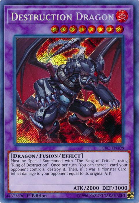 Destruction Dragon [LCKC-EN108] Secret Rare | The CG Realm