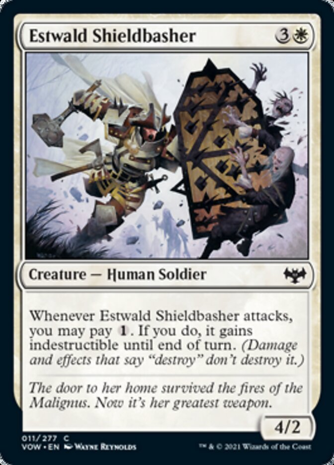 Estwald Shieldbasher [Innistrad: Crimson Vow] | The CG Realm