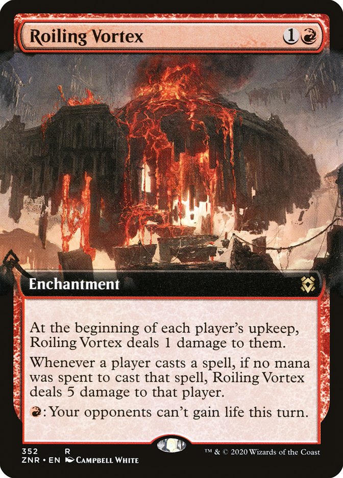 Roiling Vortex (Extended Art) [Zendikar Rising] | The CG Realm