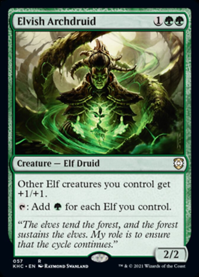 Elvish Archdruid [Kaldheim Commander] | The CG Realm