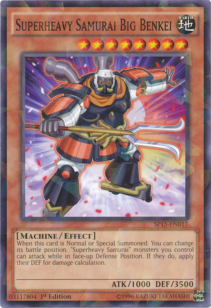 Superheavy Samurai Big Benkei [SP15-EN017] Shatterfoil Rare | The CG Realm