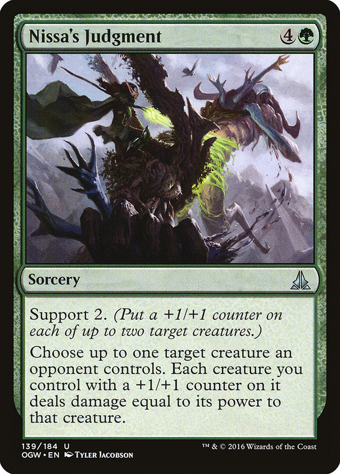 Nissa's Judgment [Oath of the Gatewatch] | The CG Realm