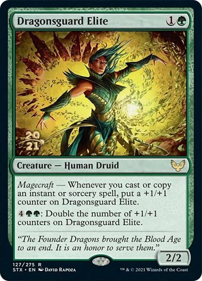 Dragonsguard Elite [Strixhaven: School of Mages Prerelease Promos] | The CG Realm