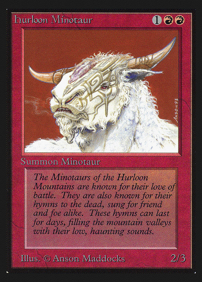 Hurloon Minotaur [International Collectors' Edition] | The CG Realm