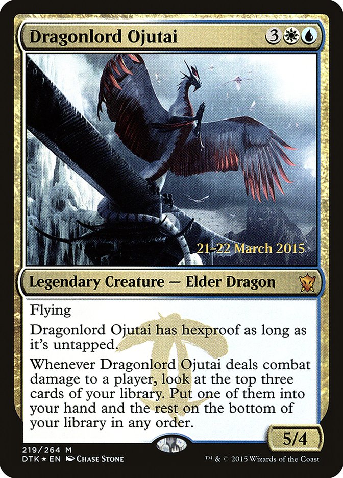 Dragonlord Ojutai [Dragons of Tarkir Prerelease Promos] | The CG Realm