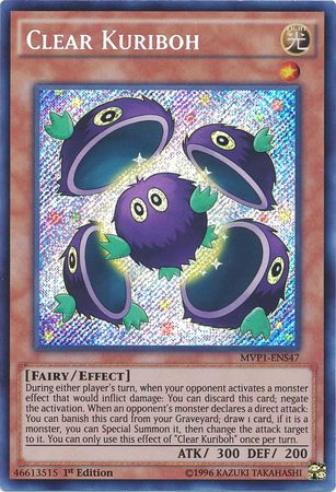 Clear Kuriboh [MVP1-ENS47] Secret Rare | The CG Realm