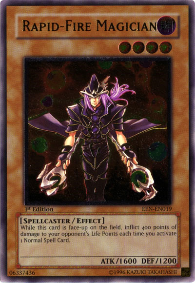 Rapid-Fire Magician [EEN-EN019] Ultimate Rare | The CG Realm