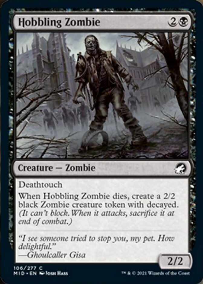 Hobbling Zombie [Innistrad: Midnight Hunt] | The CG Realm