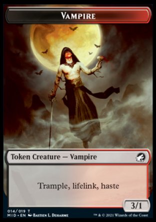 Vampire Token [Innistrad: Midnight Hunt Tokens] | The CG Realm