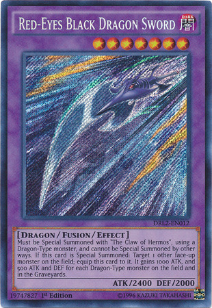 Red-Eyes Black Dragon Sword [DRL2-EN012] Secret Rare | The CG Realm