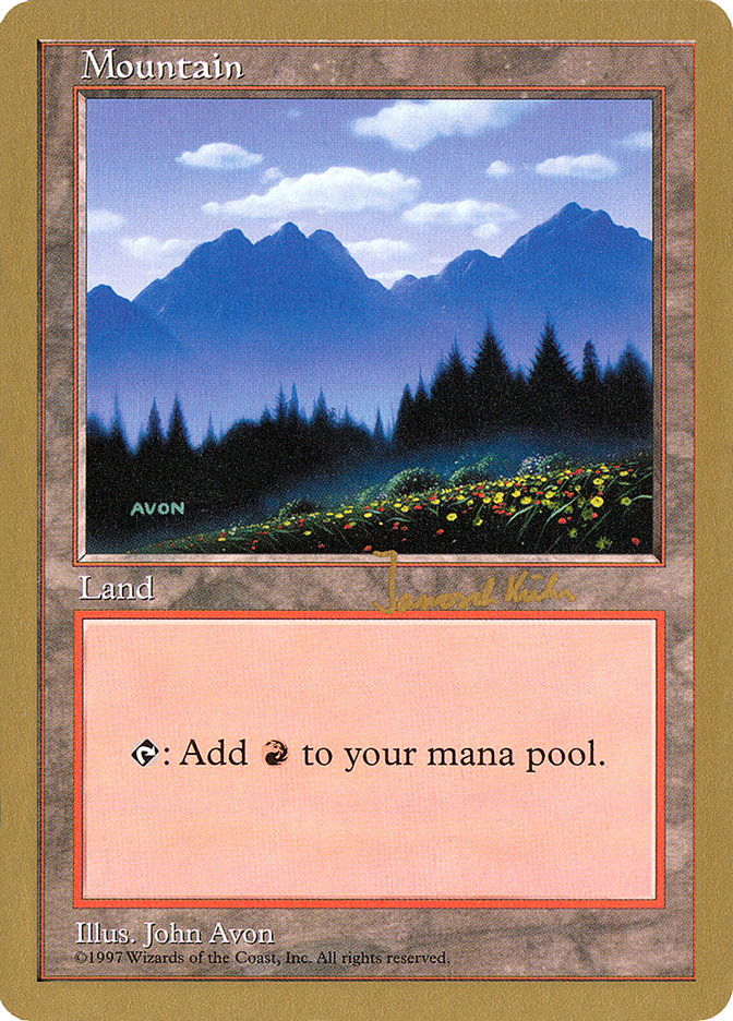 Mountain (jk445) (Janosch Kuhn) [World Championship Decks 1997] | The CG Realm