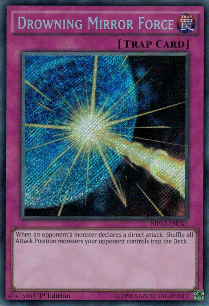 Drowning Mirror Force [MP17-EN041] Secret Rare | The CG Realm