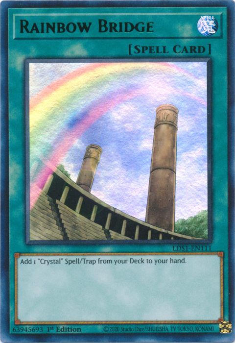 Rainbow Bridge (Green) [LDS1-EN111] Ultra Rare | The CG Realm