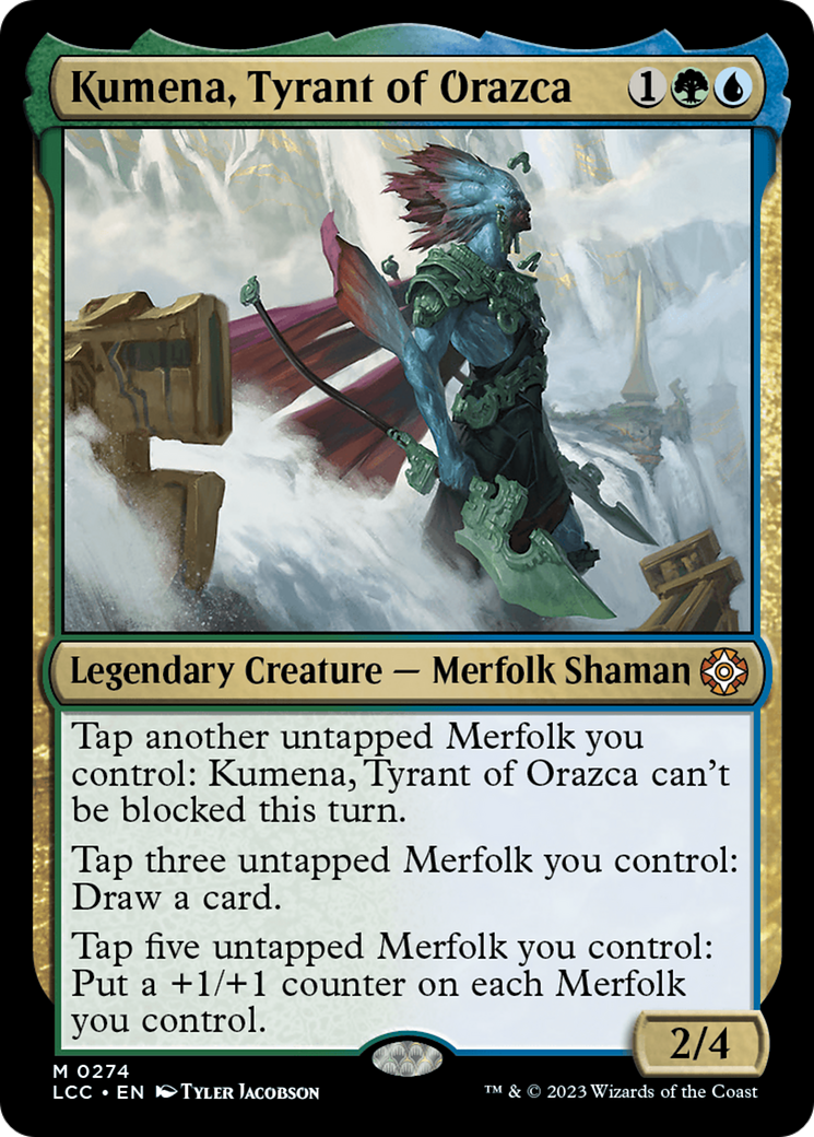 Kumena, Tyrant of Orazca [The Lost Caverns of Ixalan Commander] | The CG Realm