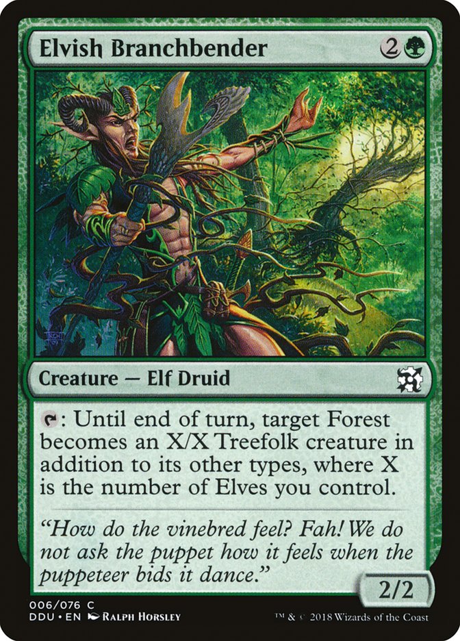 Elvish Branchbender [Duel Decks: Elves vs. Inventors] | The CG Realm