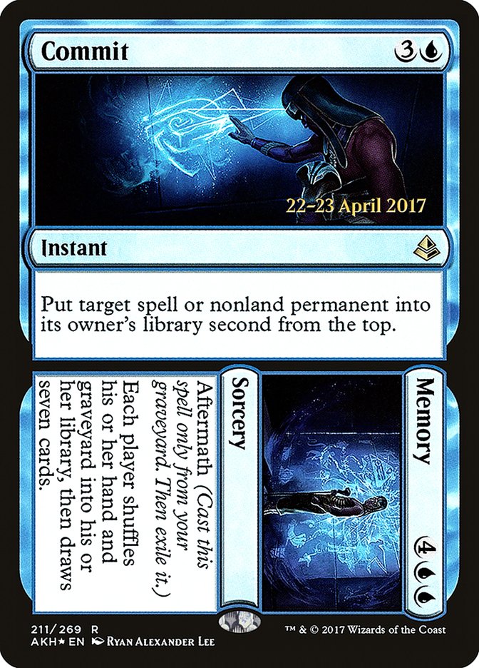 Commit // Memory [Amonkhet Prerelease Promos] | The CG Realm