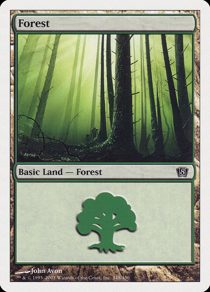 Forest (348) [Eighth Edition] | The CG Realm