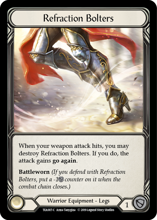 Refraction Bolters [TEA007-C] (Dorinthea Hero Deck)  1st Edition Normal | The CG Realm