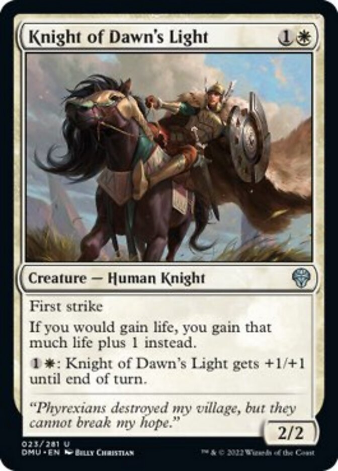 Knight of Dawn's Light [Dominaria United] | The CG Realm