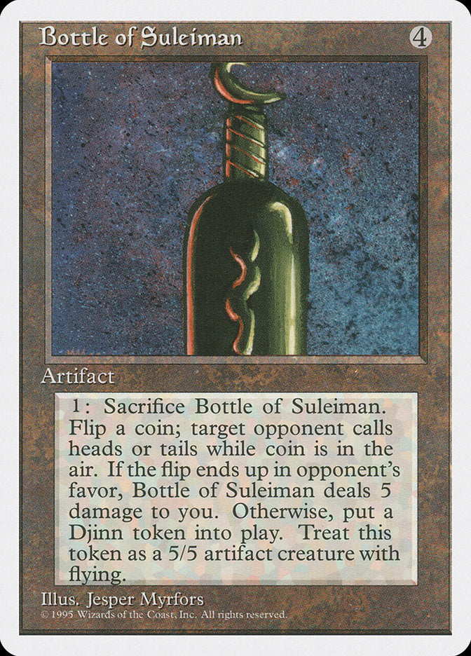 Bottle of Suleiman [Fourth Edition] | The CG Realm