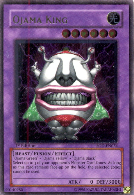 Ojama King [SOD-EN034] Ultimate Rare | The CG Realm