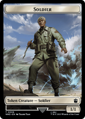 Soldier // Dinosaur Double-Sided Token [Doctor Who Tokens] | The CG Realm