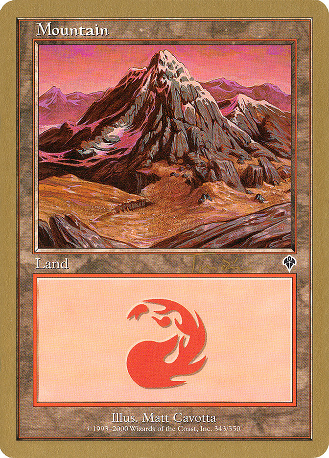 Mountain (jt343a) (Jan Tomcani) (INV) [World Championship Decks 2001] | The CG Realm