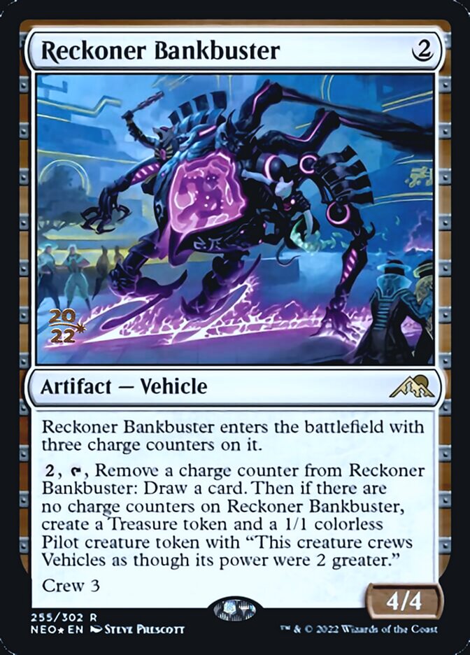 Reckoner Bankbuster [Kamigawa: Neon Dynasty Prerelease Promos] | The CG Realm