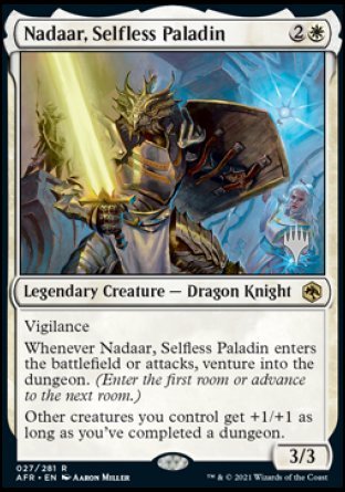 Nadaar, Selfless Paladin (Promo Pack) [Dungeons & Dragons: Adventures in the Forgotten Realms Promos] | The CG Realm