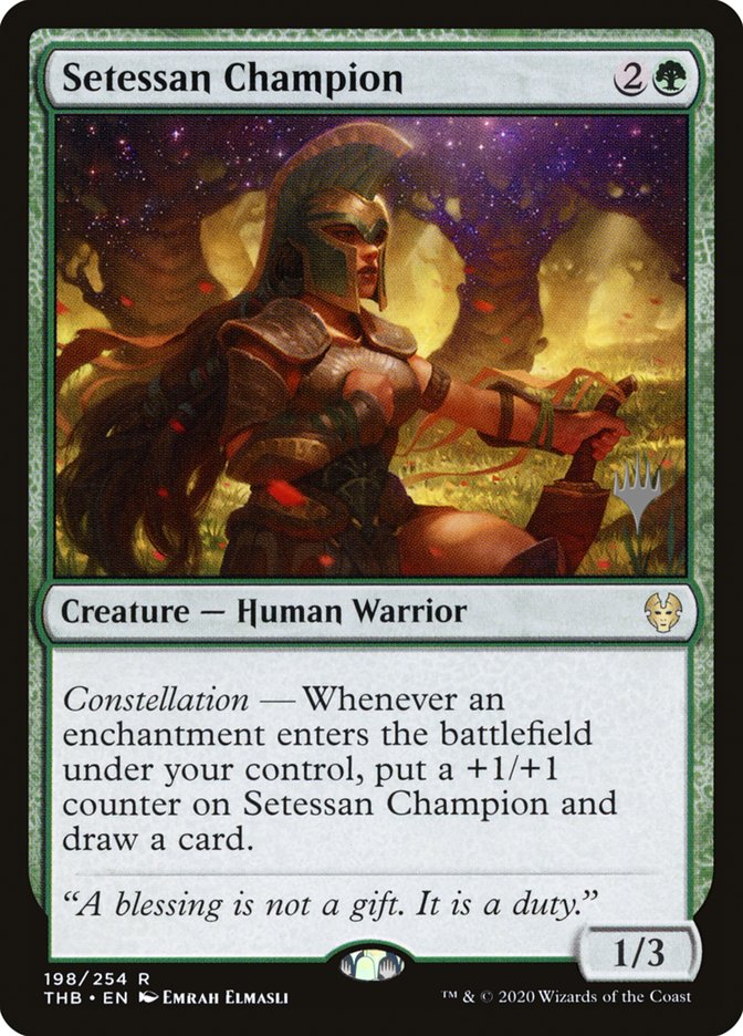 Setessan Champion (Promo Pack) [Theros Beyond Death Promos] | The CG Realm