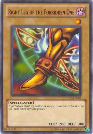 Right Leg of the Forbidden One (Purple) [DL11-EN002] Rare | The CG Realm