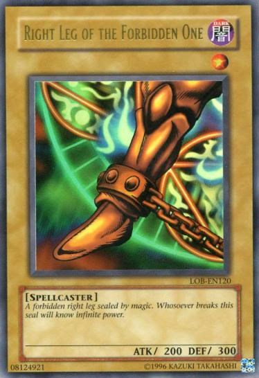 Right Leg of the Forbidden One [LOB-EN120] Ultra Rare | The CG Realm