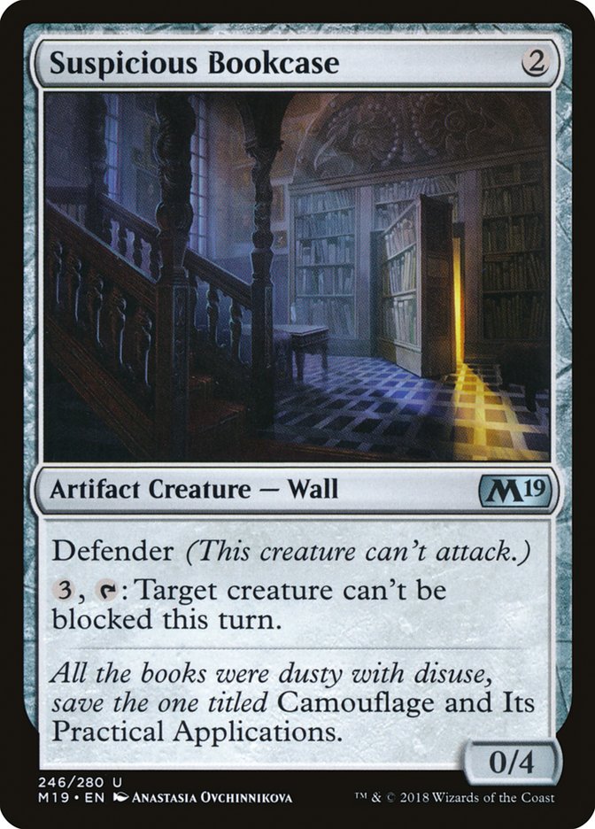 Suspicious Bookcase [Core Set 2019] | The CG Realm