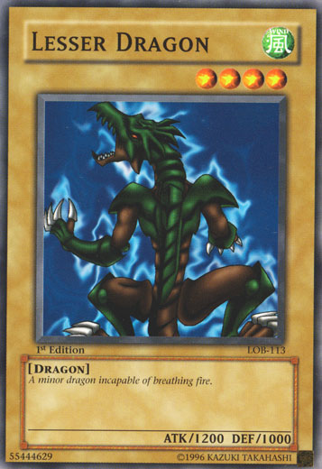 Lesser Dragon [LOB-113] Common | The CG Realm