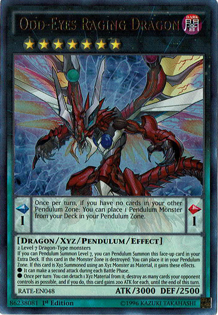 Odd-Eyes Raging Dragon [RATE-EN048] Ultra Rare | The CG Realm