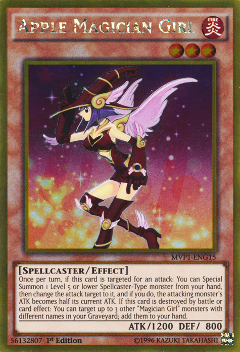 Apple Magician Girl [MVP1-ENG15] Gold Rare | The CG Realm