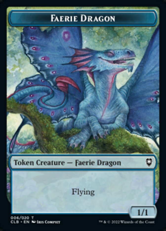 Faerie Dragon Token [Commander Legends: Battle for Baldur's Gate Tokens] | The CG Realm