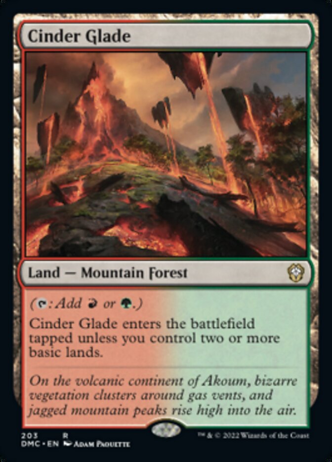 Cinder Glade [Dominaria United Commander] | The CG Realm