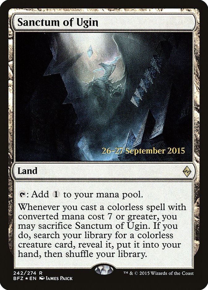 Sanctum of Ugin [Battle for Zendikar Prerelease Promos] | The CG Realm