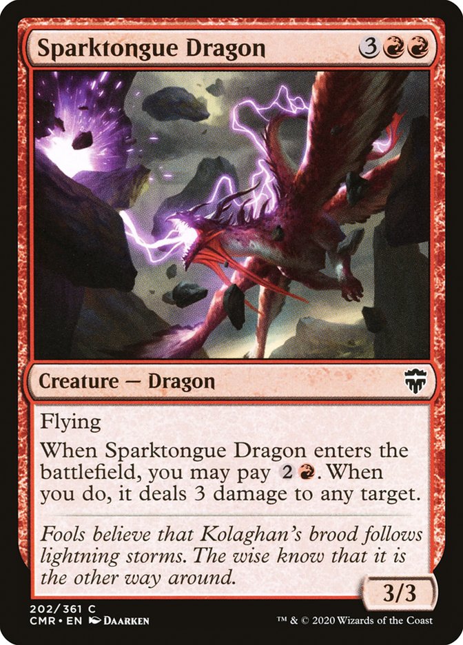 Sparktongue Dragon [Commander Legends] | The CG Realm