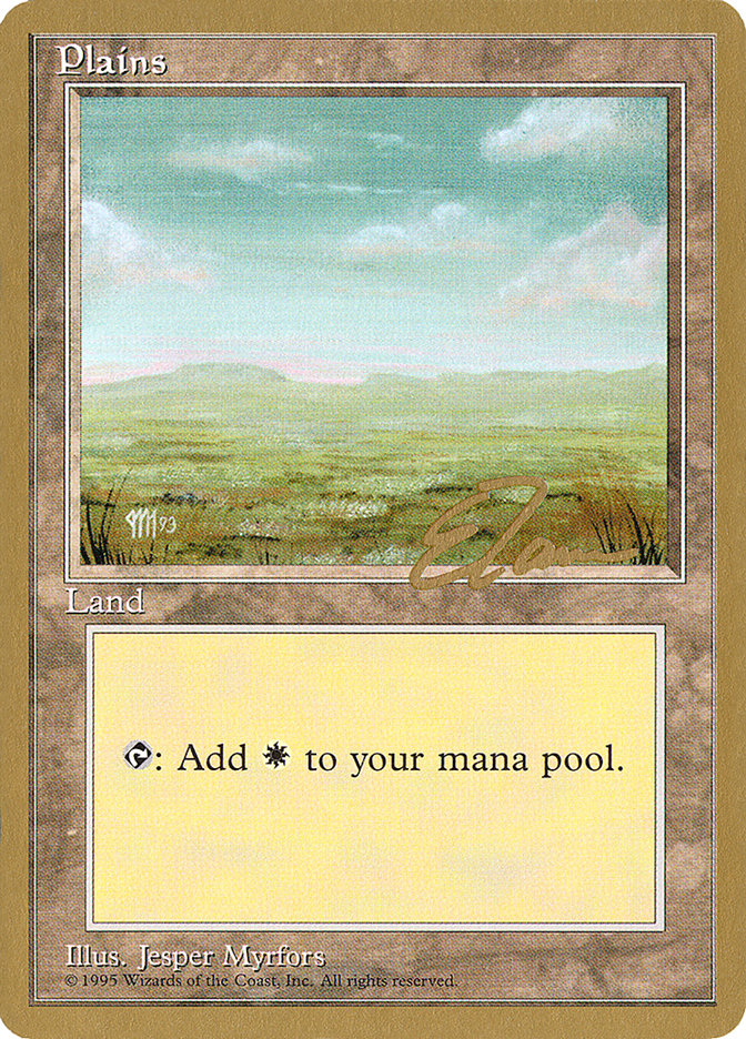 Plains (et364) (Eric Tam) [Pro Tour Collector Set] | The CG Realm