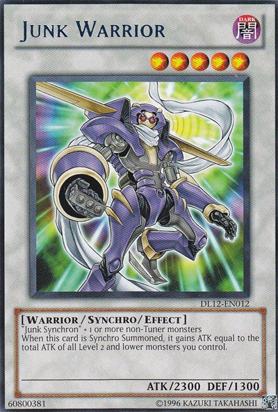 Junk Warrior (Blue) [DL12-EN012] Rare | The CG Realm