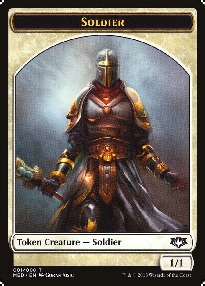 Soldier Token [Mythic Edition Tokens] | The CG Realm