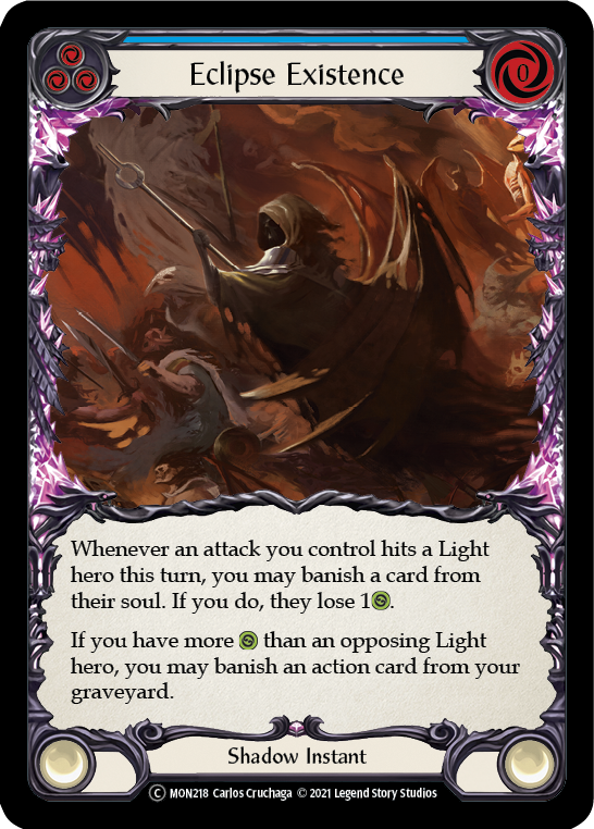 Eclipse Existence [U-MON218-RF] (Monarch Unlimited)  Unlimited Rainbow Foil | The CG Realm