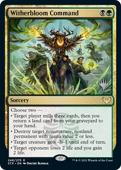 Witherbloom Command (Promo Pack) [Strixhaven: School of Mages Promos] | The CG Realm