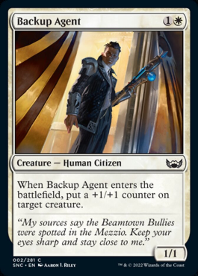 Backup Agent [Streets of New Capenna] | The CG Realm